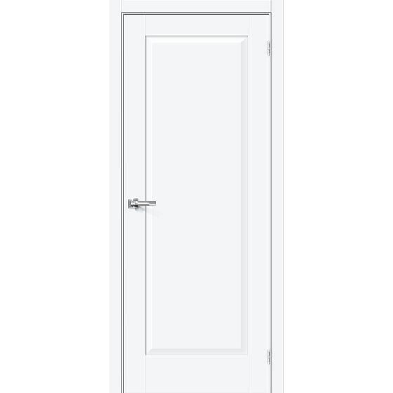 Купить Межкомнатная дверь ПЭТ Прима-10 White Silk глухая