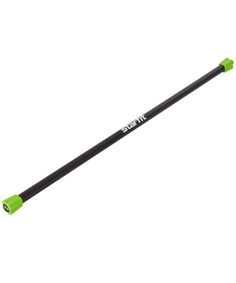 Бодибар BB-301 3 кг, неопреновый, черный/зеленый