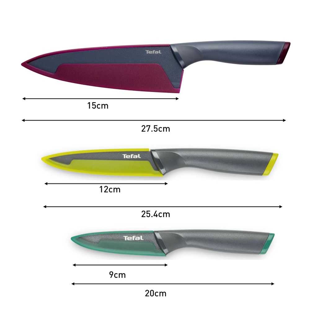 Набор ножей Tefal Fresh Kitchen K122S355, 3 предмета