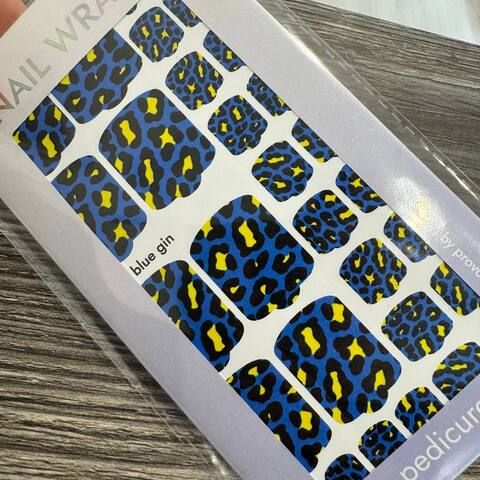 ПЛЕНКИ NAIL WRAPS BLUE GIN (PED)