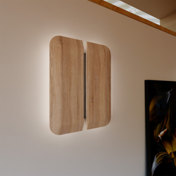 Настенная лампа Bitiny со светодиодной подсветкой в стиле Scandi