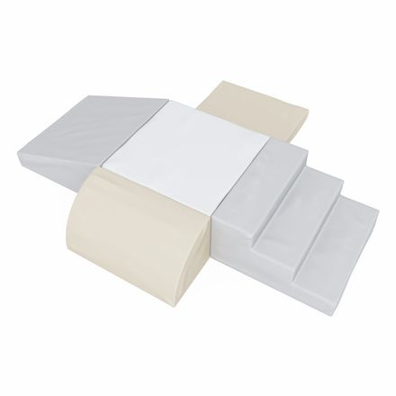 Мягкий спортивный модуль Romana «Подиум» (серо-бежевый)