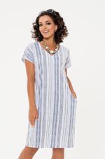 Платье Кайла(46-56) Serenada полоса (Акция)