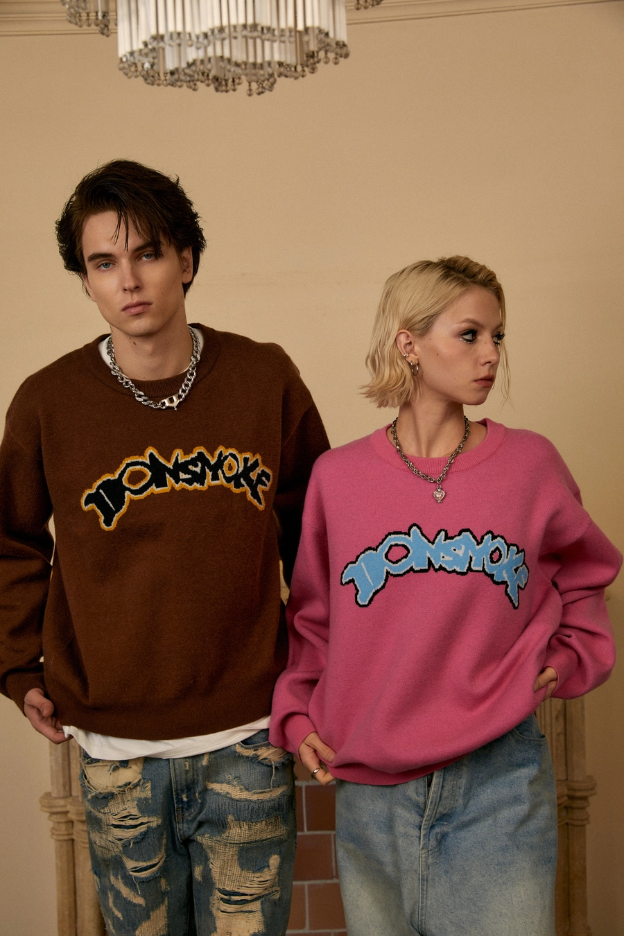 Свитер DONSMOKE "Monstrous" Jacquard Sweater