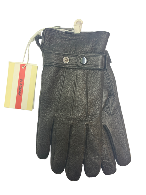 Перчатки. Мужские. Материал верха: Кожа оленя. Подклад: Трикотаж-шерсть. 5 шт в упаковке.