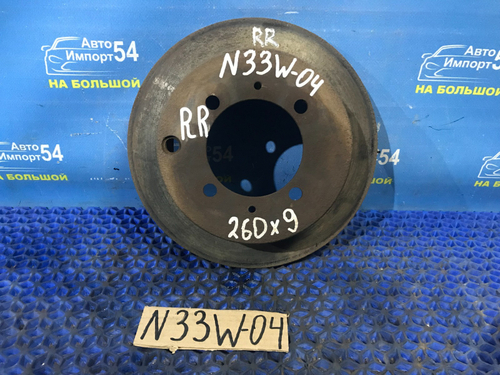 Диск тормозной задний MITSUBISHI CHARIOT 1994