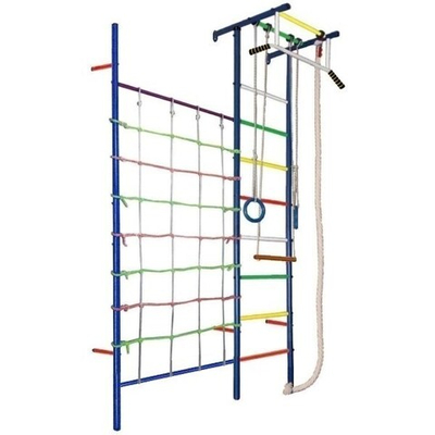 Детский спортивный комплекс ДСК Junior с сеткой+турник широкий хват