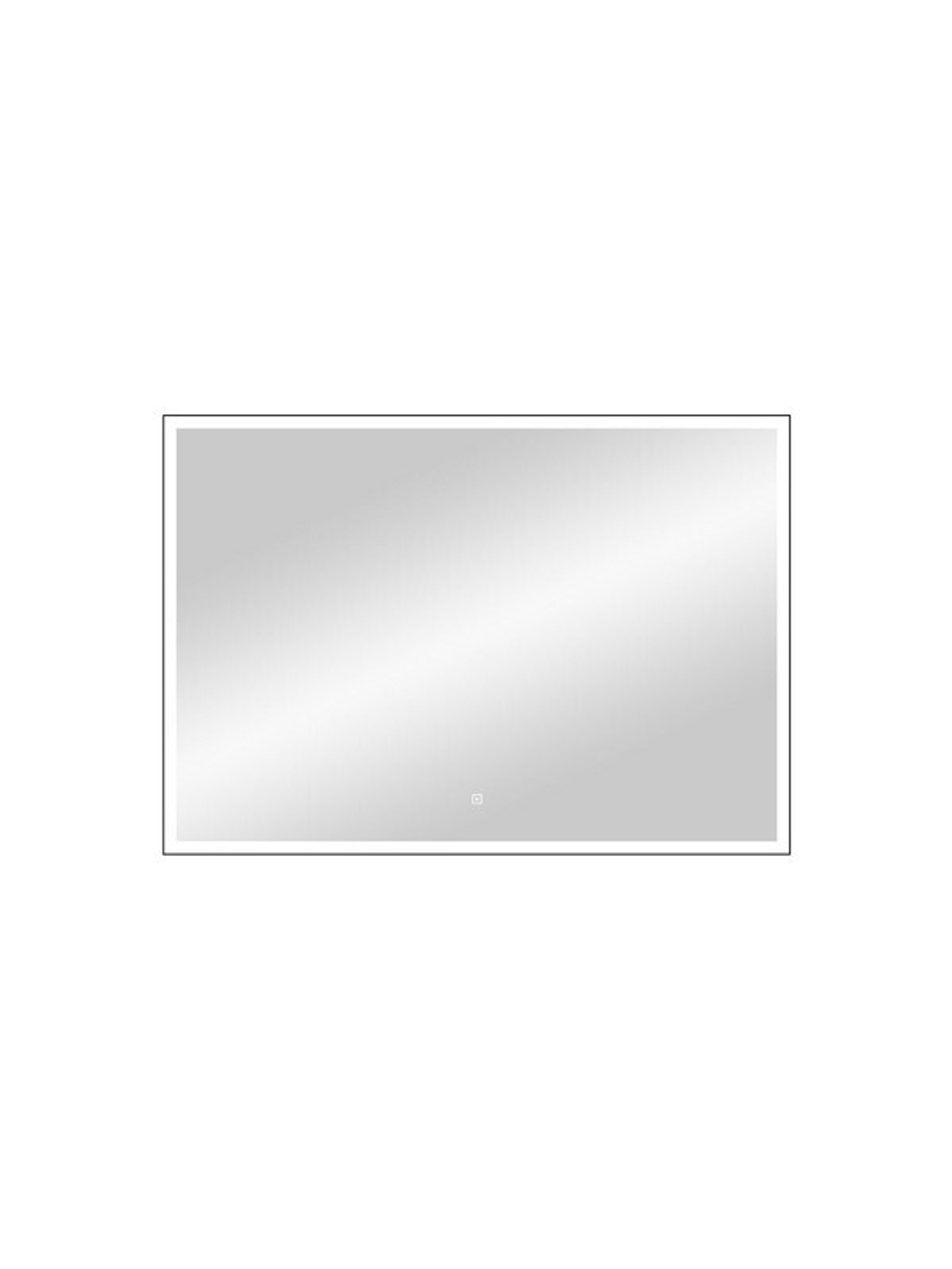 Зеркало "Frame black standart" 1000x700