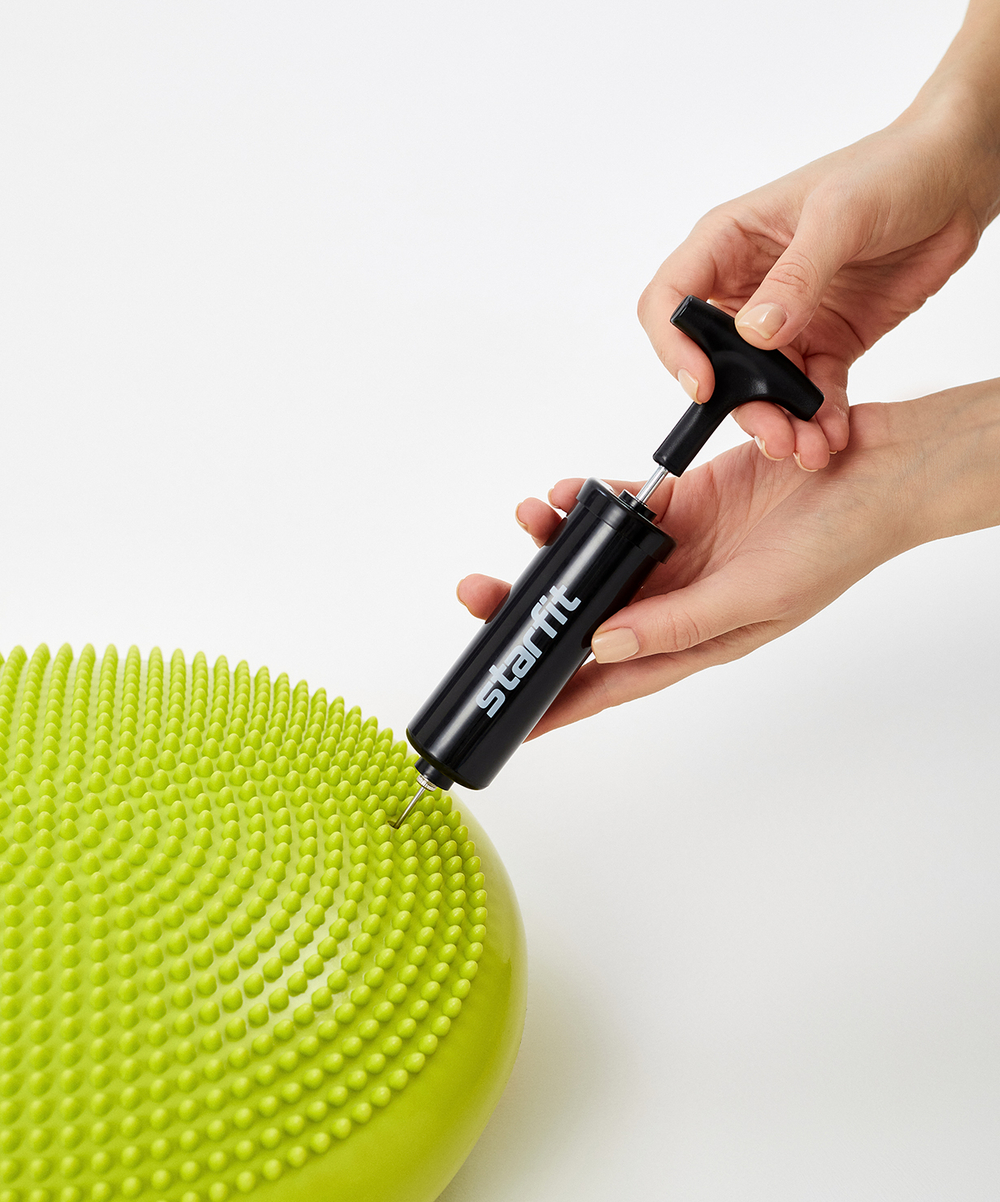 Диск балансировочный BP-104, с насосом, массажный, лаймовый