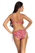 Раздельный пуш-ап купальник со съемной декоративной бретелью (Размер: 80B/40) (Цвет: разноцветный)