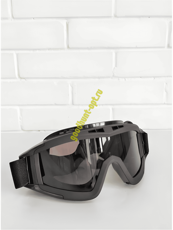 Тактические стрелковые очки военные со сменными линзами Черный
