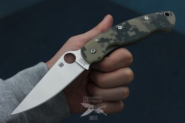 Складной нож Spyderco Military Camo C36GPCMO c клинком из стали CPM-S30V, рукоять G10