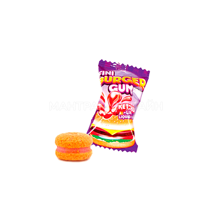 Жевательная резинка Fini Burger Gum вкус вишня клубника 5,5 г