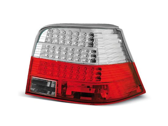 Задние фонари VW Golf 4 red white led