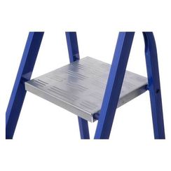 Стремянка стальная STAIRS односекционная с алюминиевыми ступенями 8 ступеней (CS08)