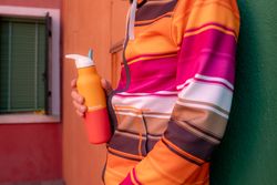 Термобутылка Klean Kanteen Rise Vac Classic Flip Sport 16oz (473 мл) Marigold Kaleidoscope