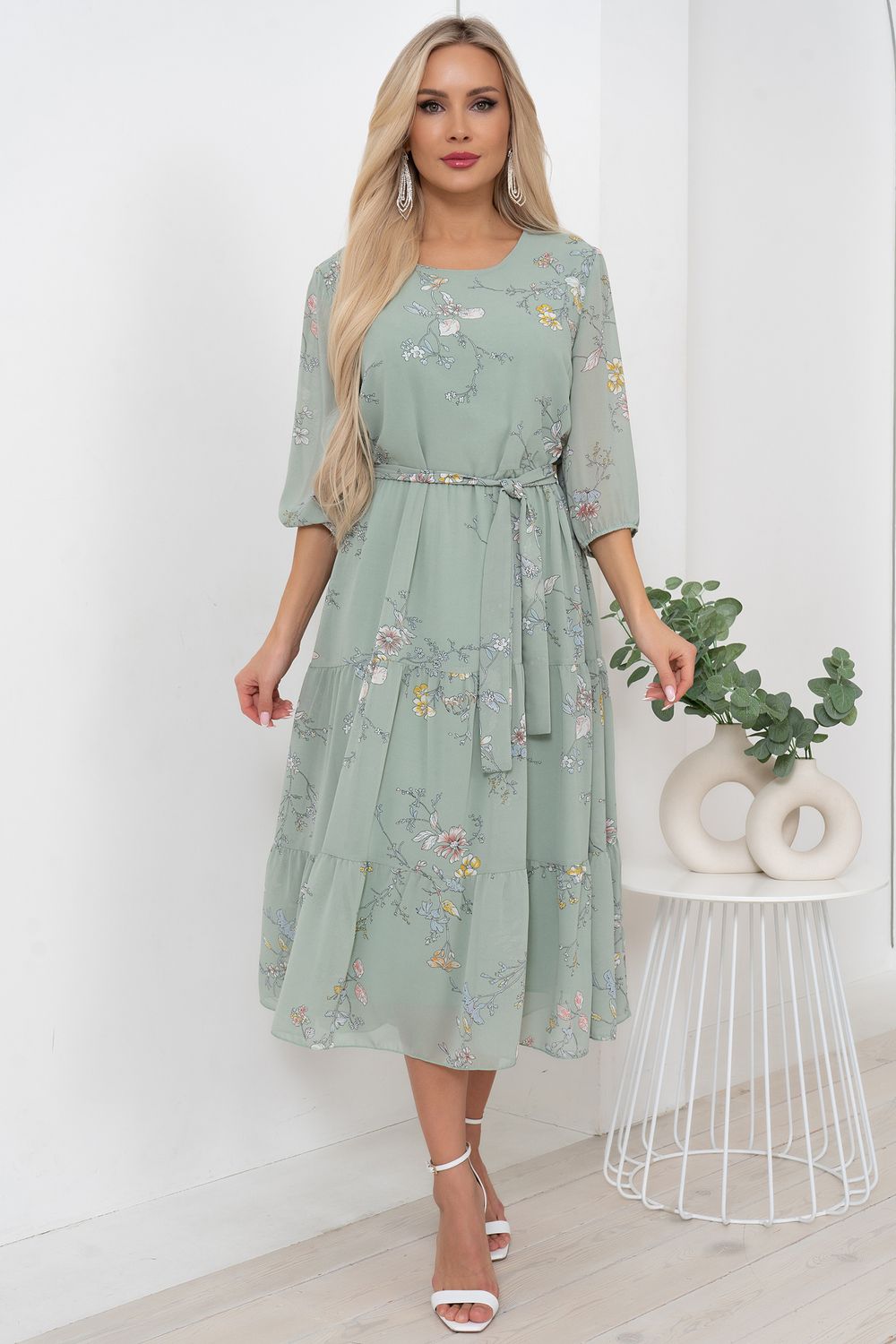 Платье Хелен (мята) Р11-1075/8 Nikol (Акция)