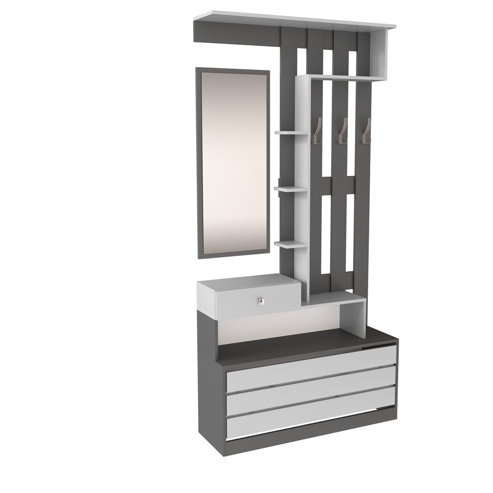 Центральная секция Ямайка ЯПЦС-1, Графит серый, Камень серый