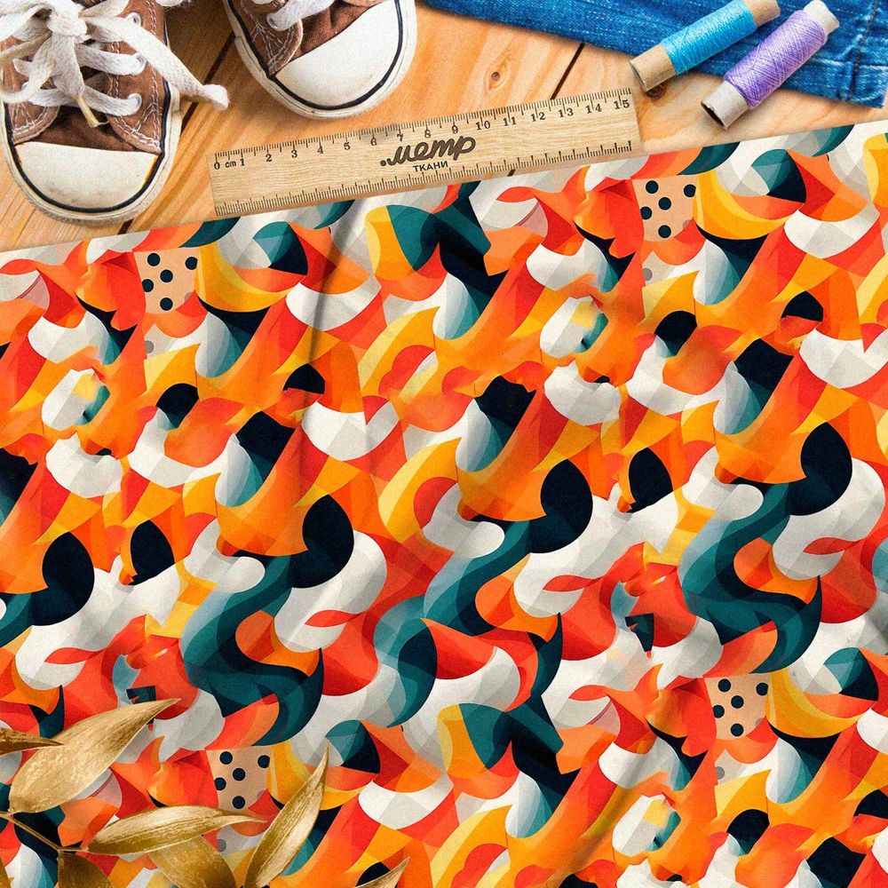 Ткань премиум таффета ретро вдохновение