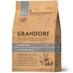 Grandorf Dog Rabbit&Turkey Adult Medium&Maxi - сухой корм для собак средних и крупных пород, 1кг.