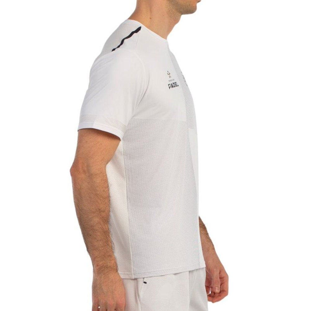 Теннисная футболка Bullpadel Buque T-Shirt - White
