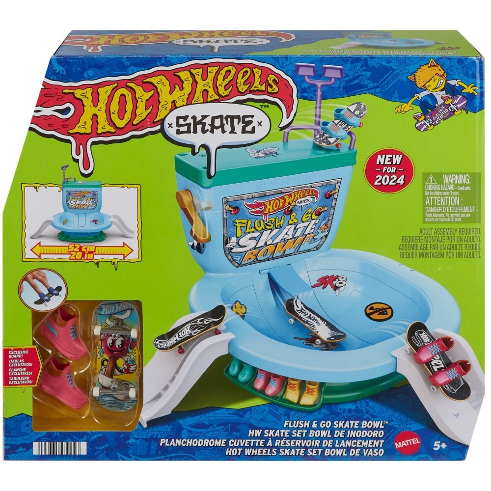 Hot Wheels Скейт - рамповый снаряд + фингерборд скейтборд HXL16 / артикул   HXL16  / GTIN 194735232697