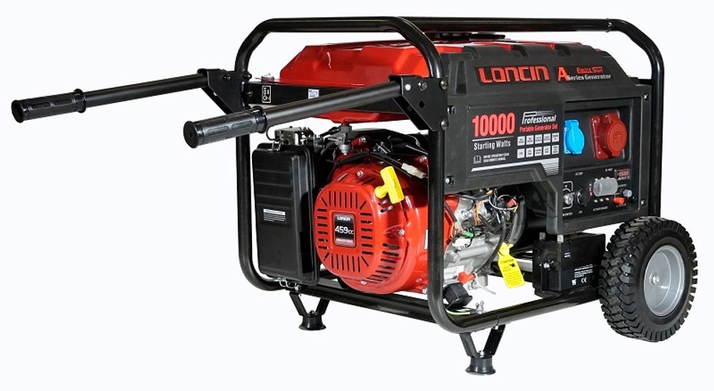 Генератор бензиновый Loncin LC10000D-AS - [8,5 кВт / 380V] трехфазный