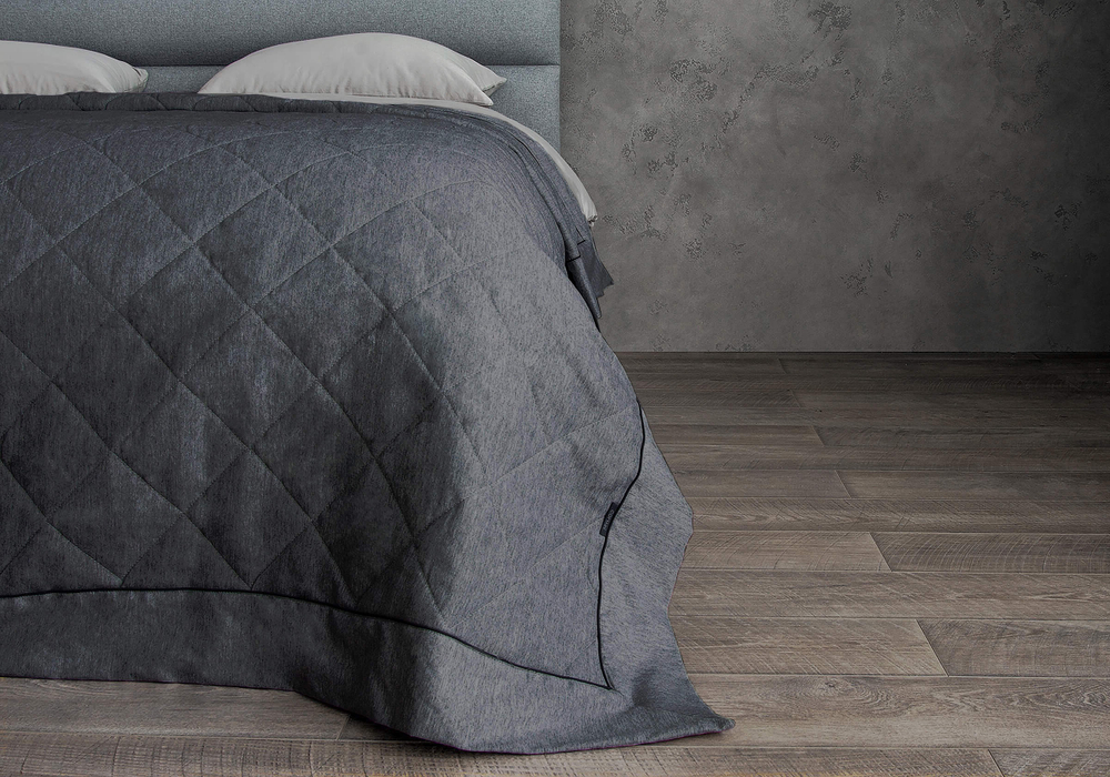 Покрывало Palermo темно-серый