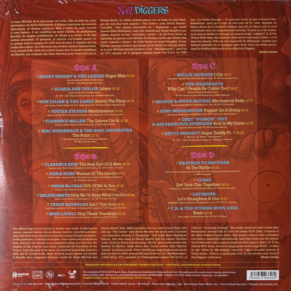 Сборник Soul Diggers 2LP (Франция 2021г.)