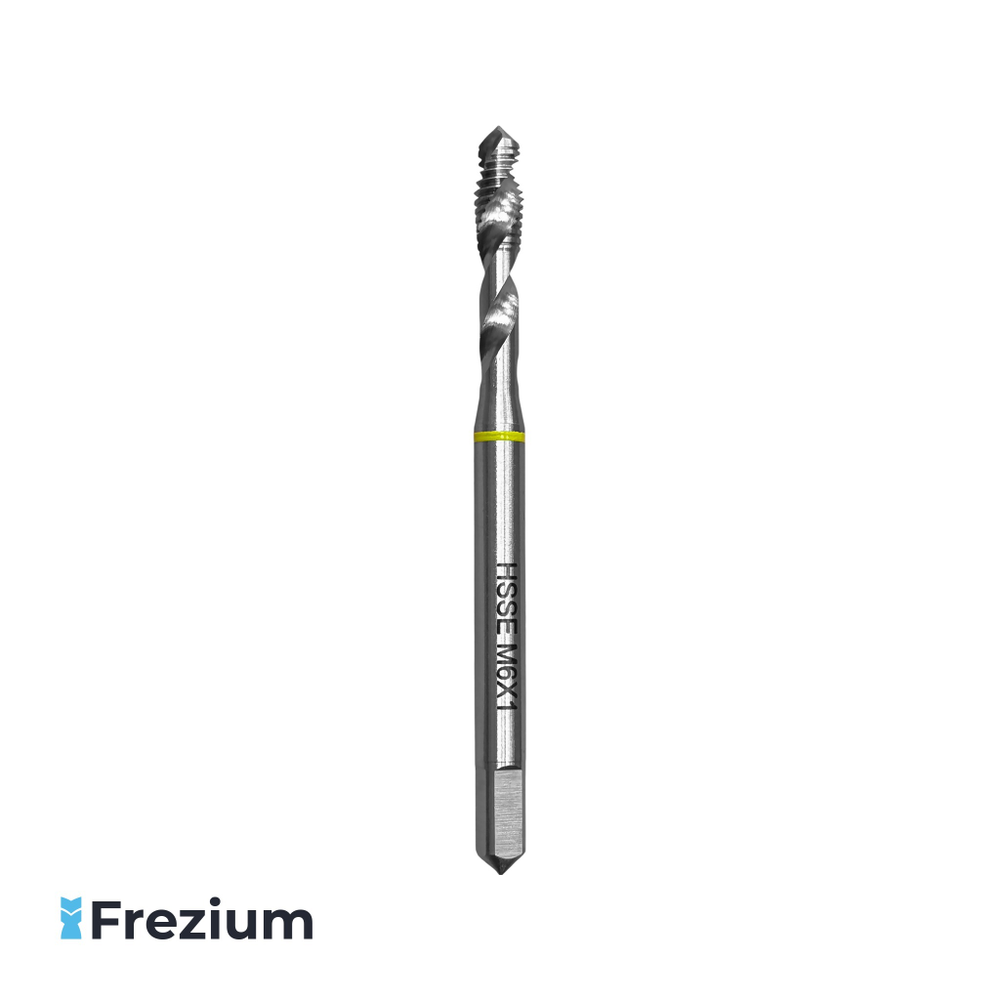 Метчик для нарезания резьбы M6x1 HSSE DIN374