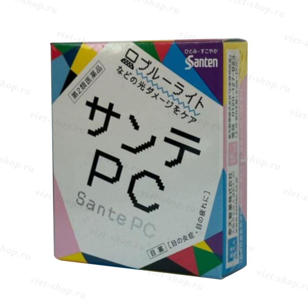 Sante PC капли для защиты глаз при работе за компьютером, 12 мл.
