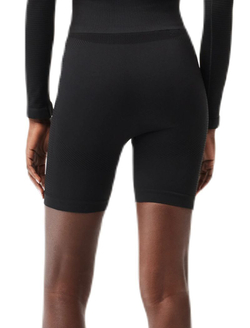 Женские теннисные шорты Lacoste Women's Seamless Sport Bike Shorts - Black
