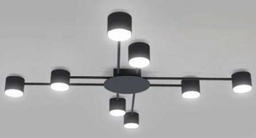 CL-POINT-R001-GX53*8 BLACK BK (1) Люстра NW