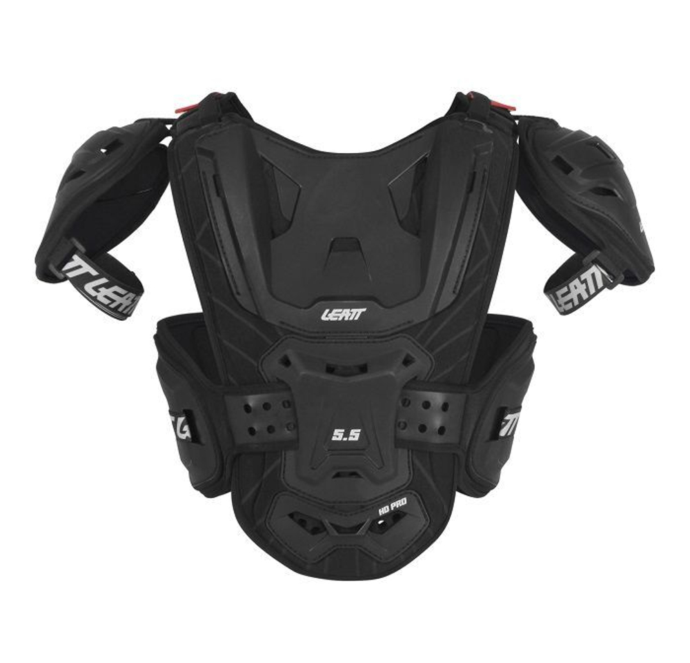 Защита панцирь подростковый Leatt Chest Protector 5.5 Pro HD Junior (Black/White, OS, 2023 (5014210131))