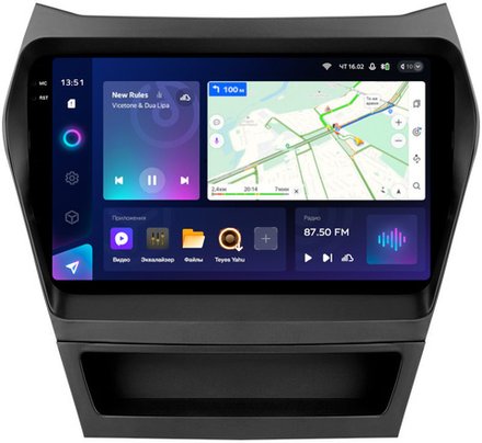 Магнитола для Hyundai Santa Fe 2012-2018 - Teyes CC3-2K QLed Android 10, ТОП процессор, SIM-слот, CarPlay