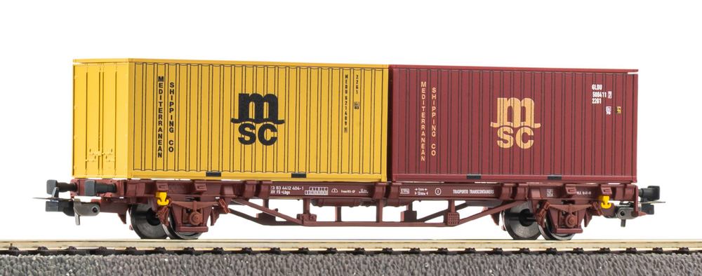 Грузовая платформа с контейнерами MSC FS, эпоха V