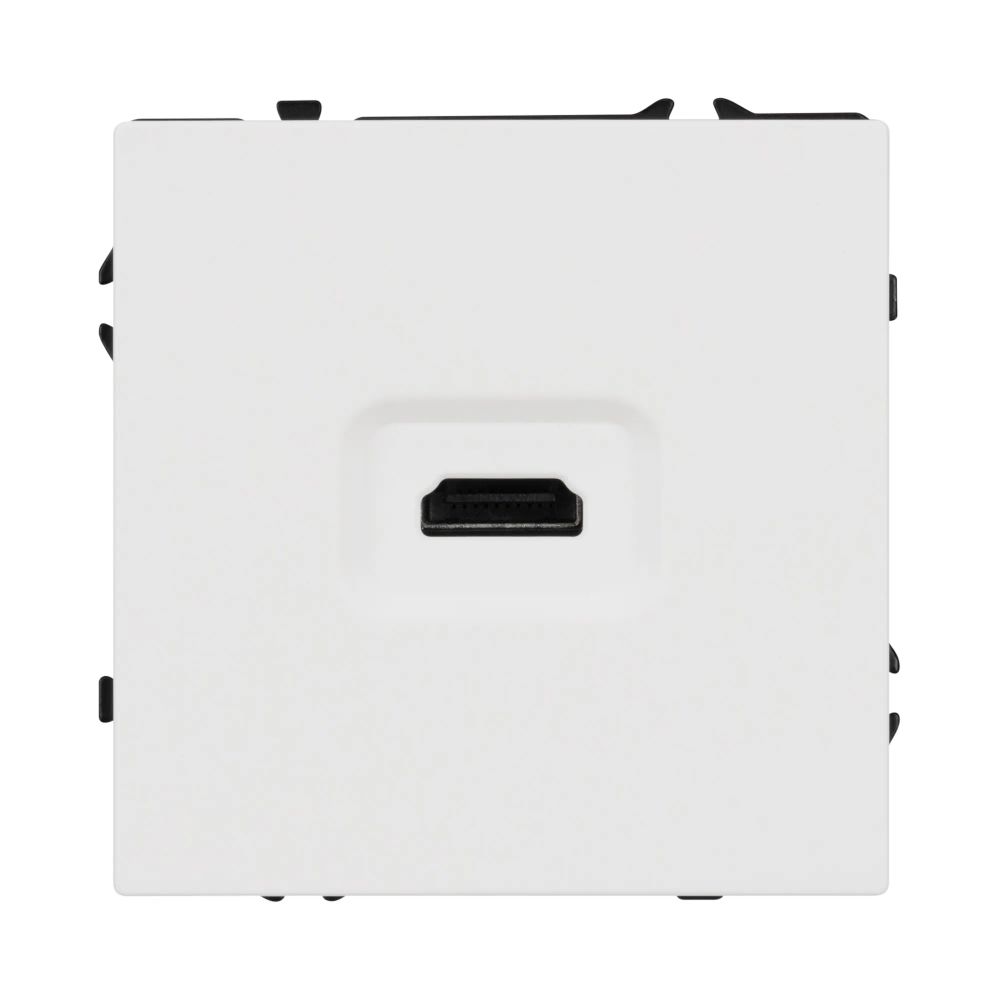 Механизм HDMI розетки SCT-NOBE-MHD1-SFPL-WH (Arlight, Белый кварц) 061846