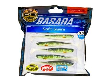 Виброхвосты LJ Pro Series 3D BASARA SOFT SWIM 08,89/PG11 6шт.