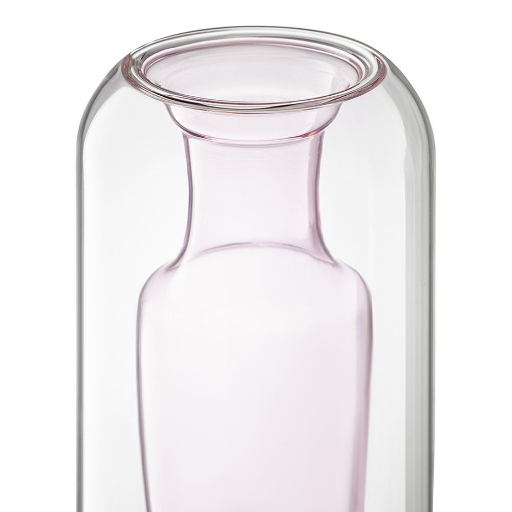 Ваза Muse, 25 см, нежно-розовая