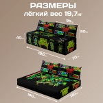 Бескаркасный диван кровать раскладной "Черепашки Ниндзя"