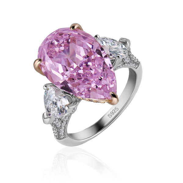 Кольцо капля