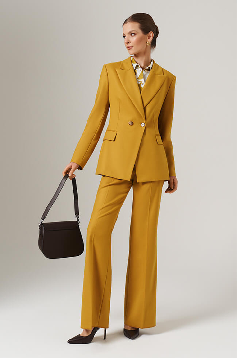 1892 Жакет женский (золотая оливка)