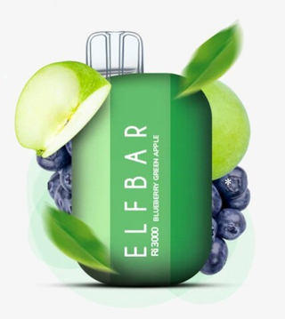 ELF BAR Ri3000 - Blueberry Green Apple (5% nic)