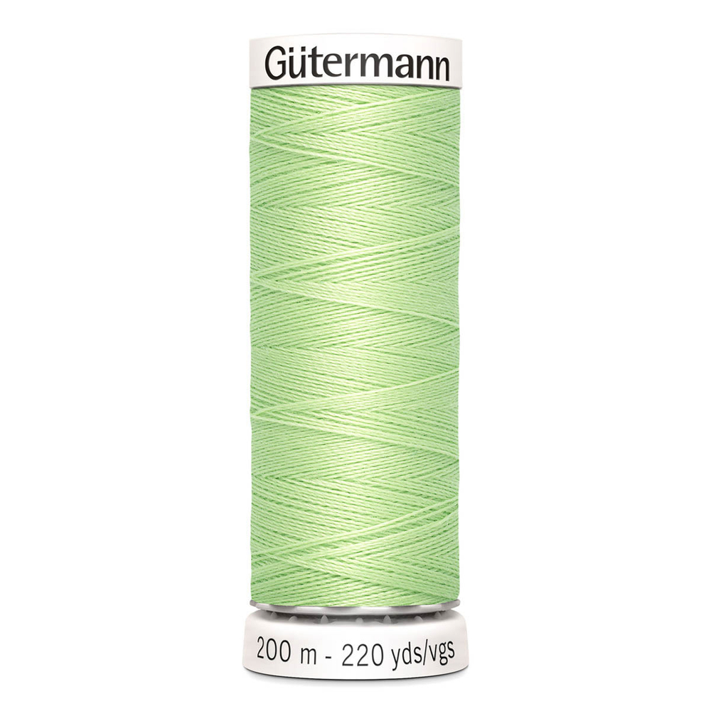 01 Нить Sew-All 100/200 м для всех материалов, 100% полиэстер Gutermann 748277 (152 бл.салатовый)