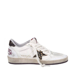 Женские Golden Goose Ball Star VCE with Leopard Print Pony Skin Star and Heel Tab