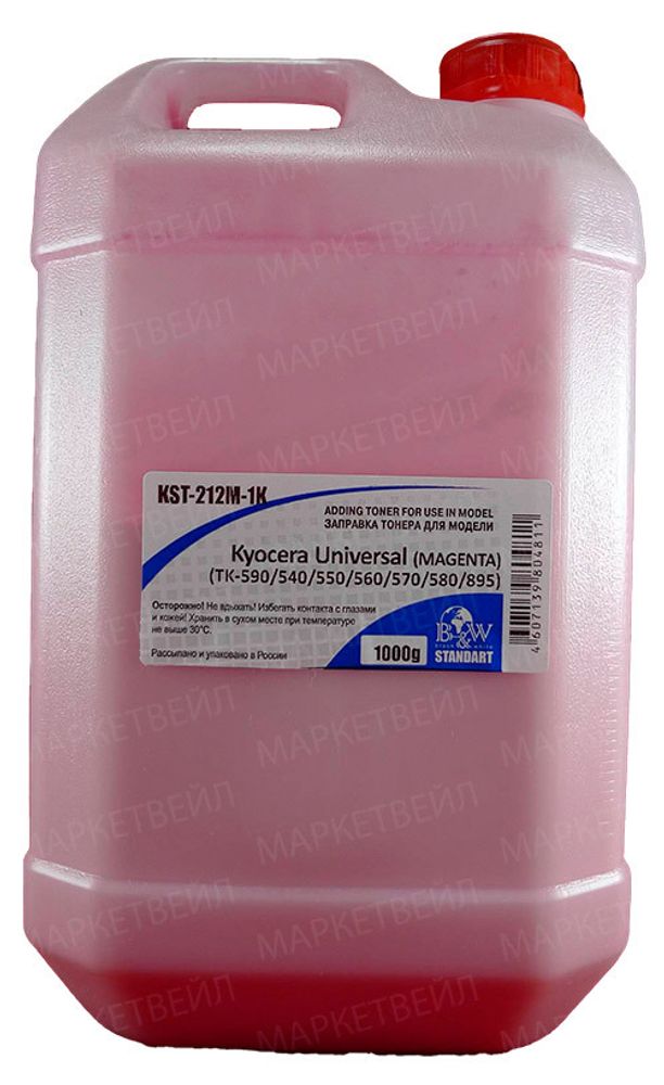 Тонер для Kyocera Universal (TK-590/540/550/560/570/580) Magenta 1кг. B&amp;W Standart (Tomoegawa)