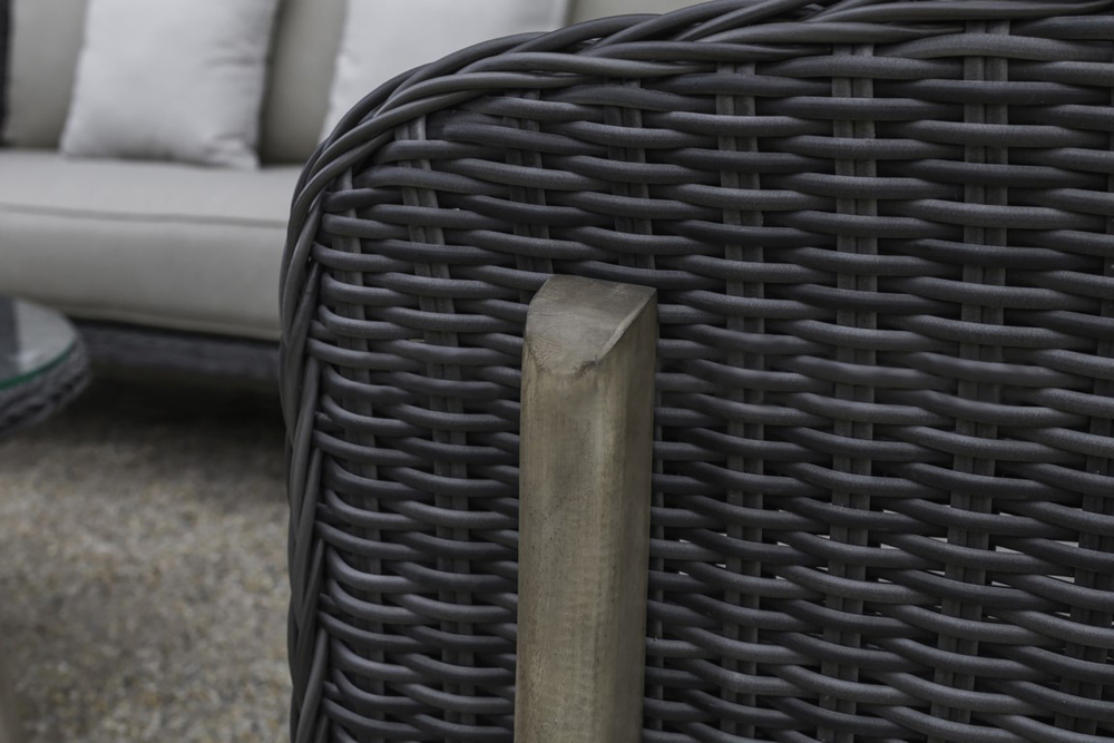 Комплект плетеной мебели Tagliamento Jura, серый, антрацит