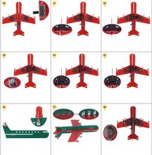 Набор для самостоятельной сборки и пайки (конструктор) &quot;Мигающий самолет&quot; DC 3-6V