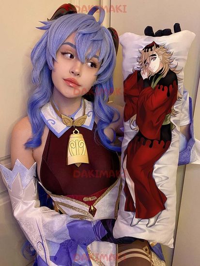 Мини дакимакура Доума из Клинок, рассекающий демонов арт. M0473, 60х20 см