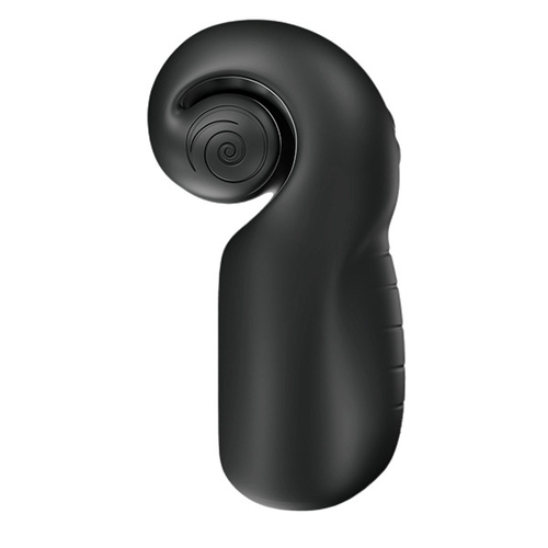 Черный мастурбатор с вибрацией SVibe Evo Snail Black CE-B
